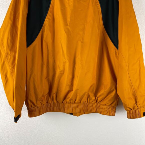 FootJoy Dryjoy Tour Golf Windbreaker Jacket Mens Large Yellow Full Zip - Picture 12 of 15